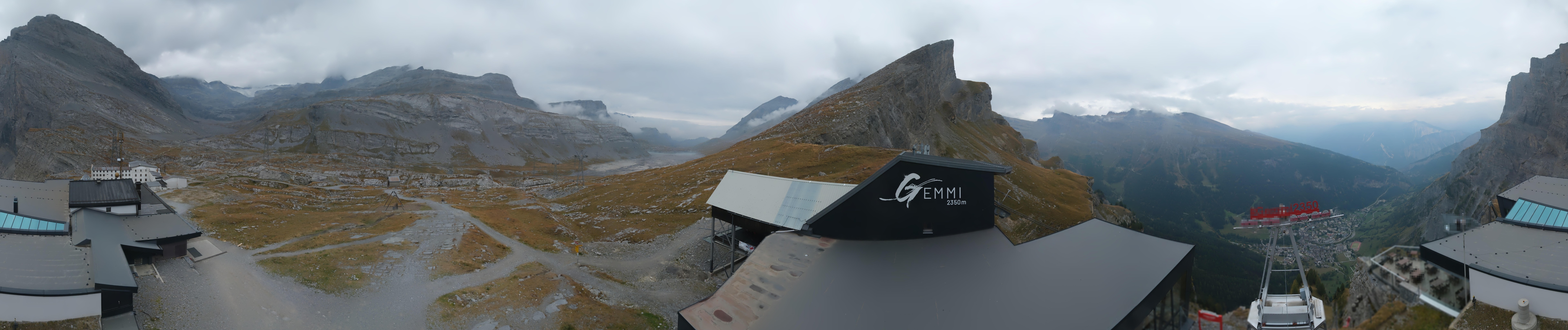 Archiv Foto Webcam Leukerbad: Gemmi Panoramacam