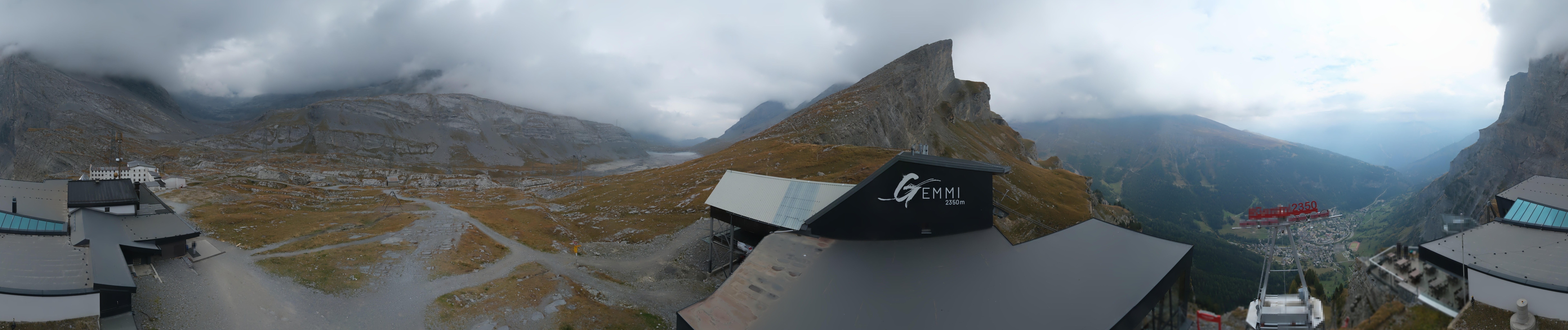 Archiv Foto Webcam Leukerbad: Gemmi Panoramacam