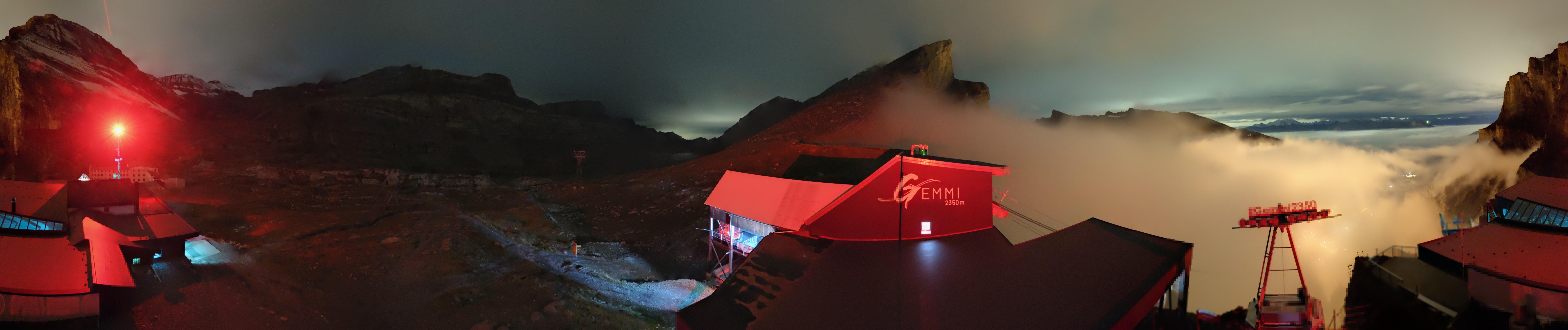 Archived image Webcam Leukerbad: Roundshot Gemmipass