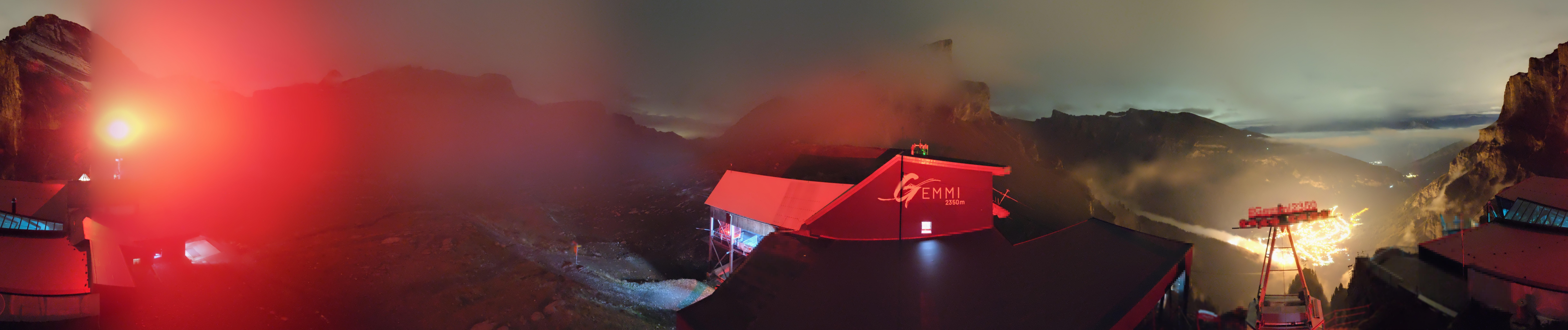 Archived image Webcam Leukerbad: Roundshot Gemmipass