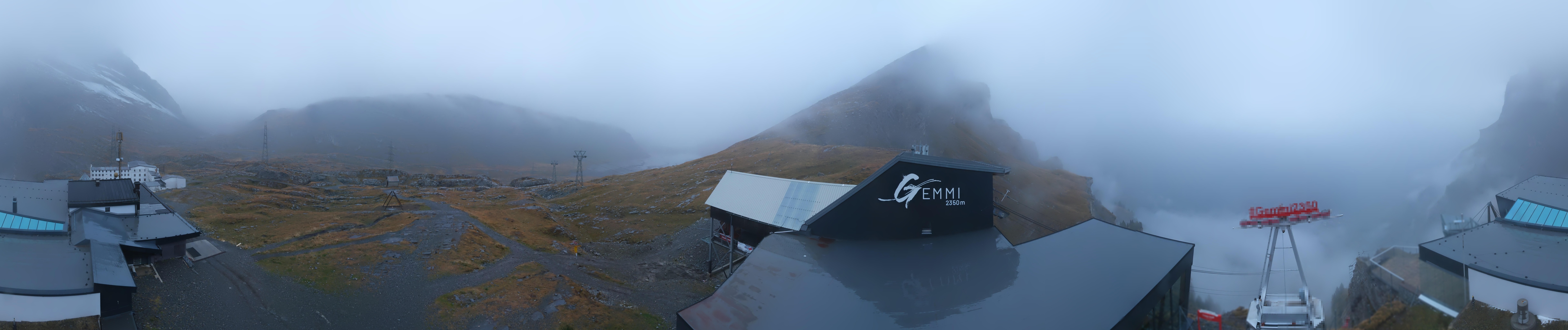 Archived image Webcam Leukerbad: Roundshot Gemmipass
