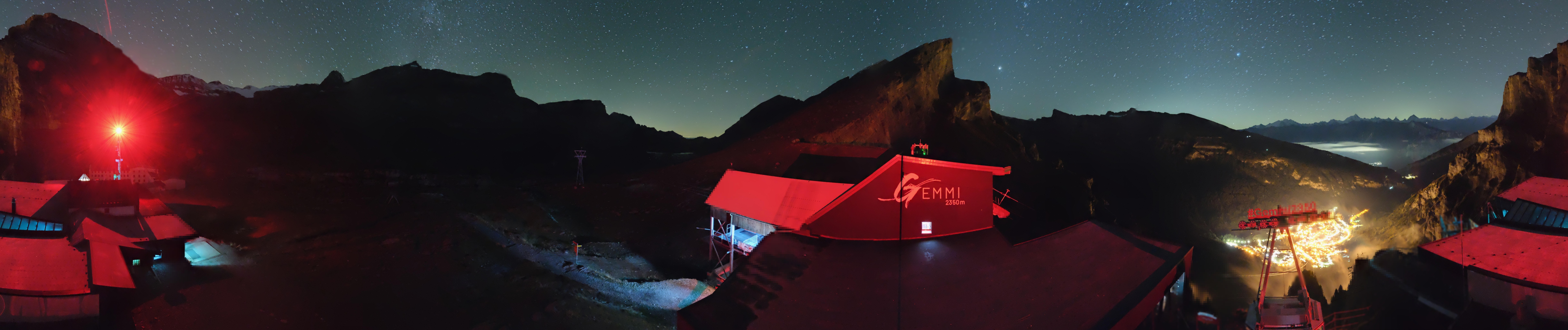 Archiv Foto Webcam Leukerbad: Gemmi Panoramacam