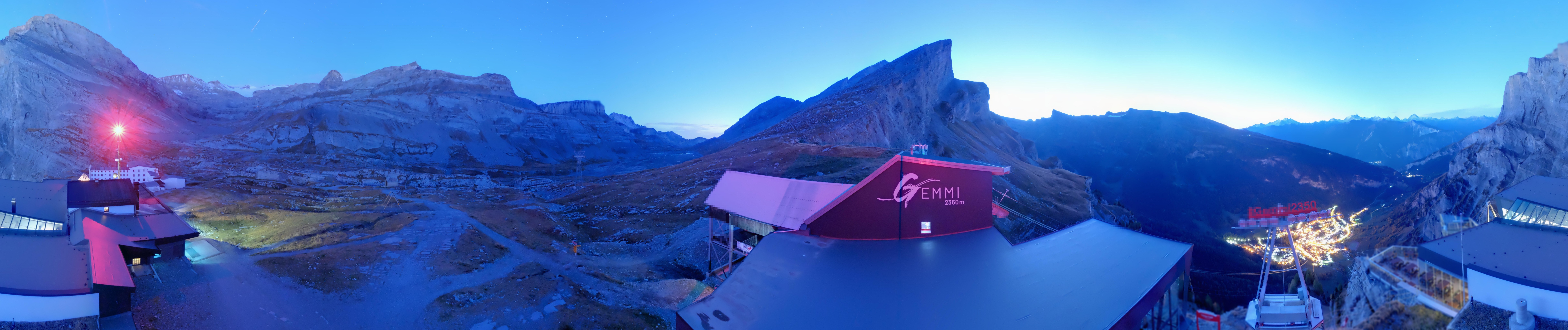 Archiv Foto Webcam Leukerbad: Gemmi Panoramacam