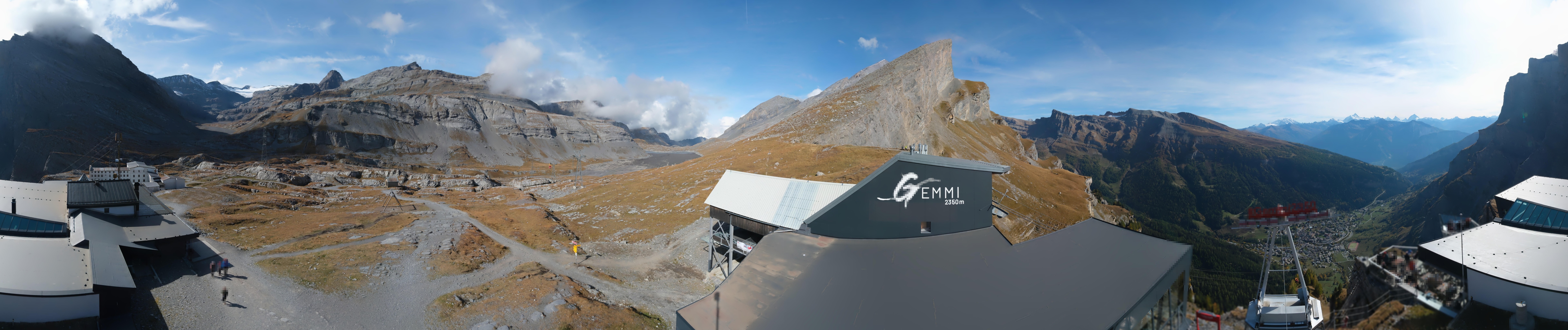 Archived image Webcam Leukerbad: Roundshot Gemmipass