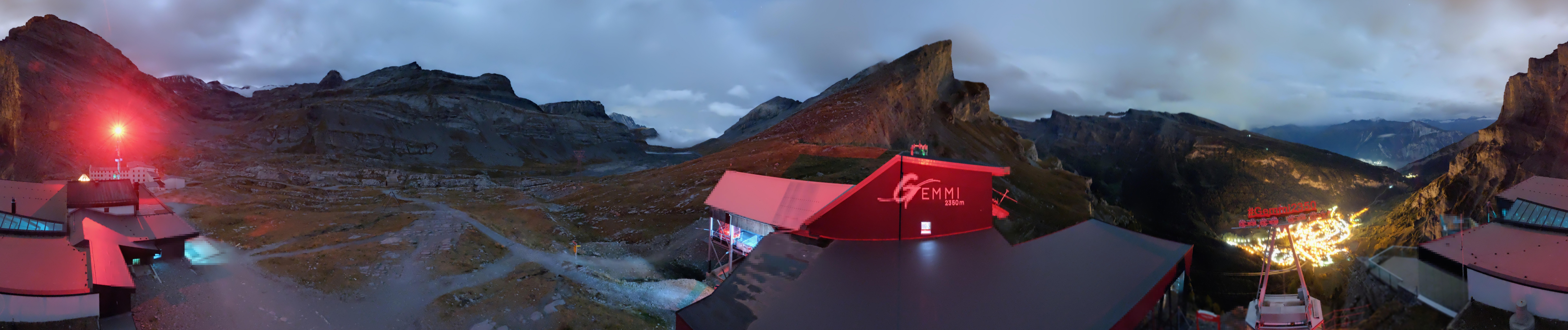 Archiv Foto Webcam Leukerbad: Gemmi Panoramacam