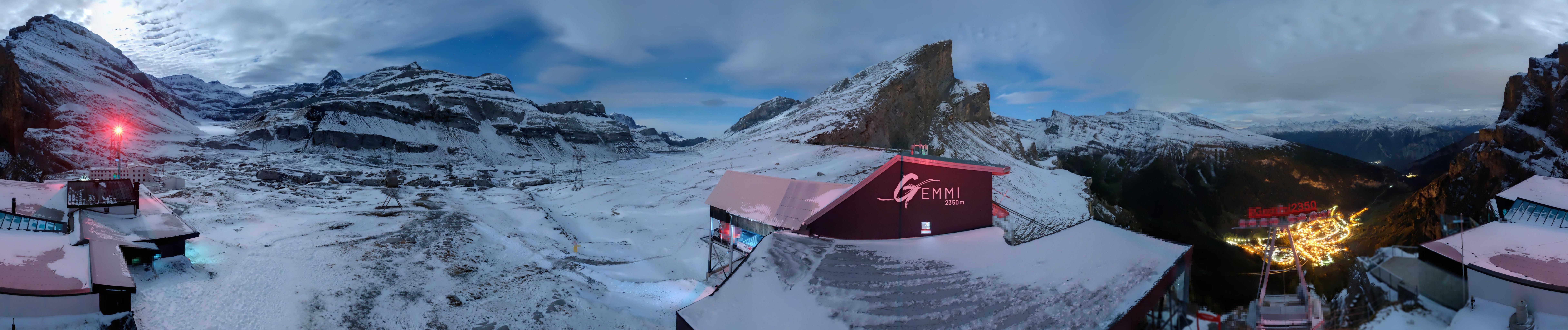 Archived image Webcam Leukerbad: Roundshot Gemmipass