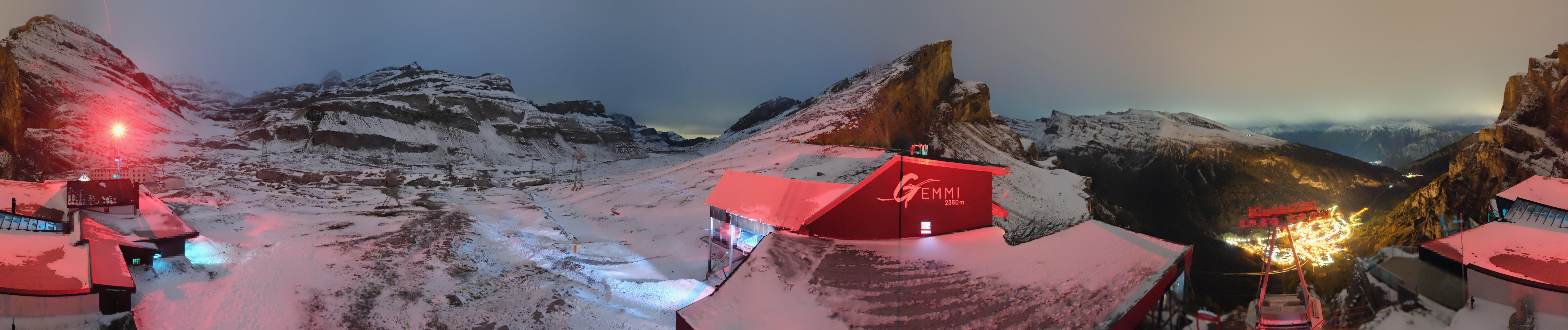 Archived image Webcam Leukerbad: Roundshot Gemmipass