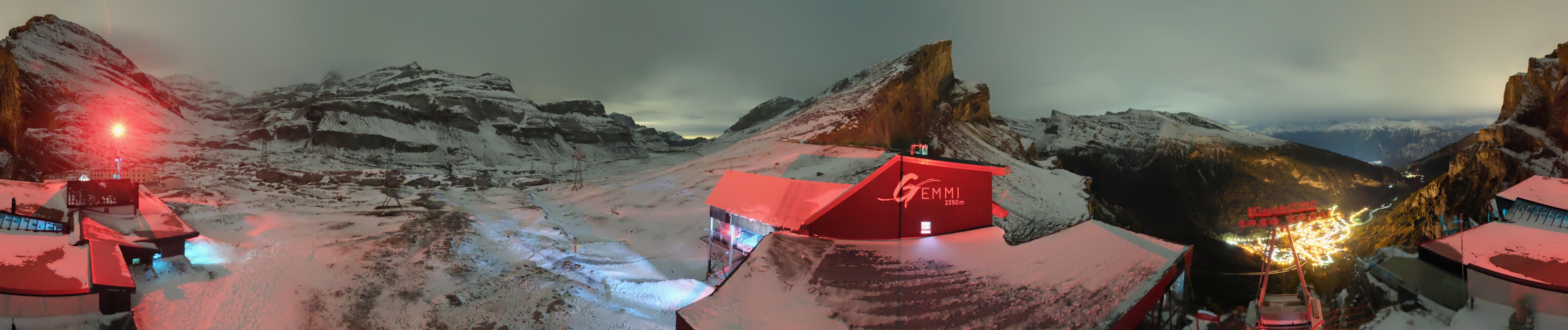 Archived image Webcam Leukerbad: Roundshot Gemmipass