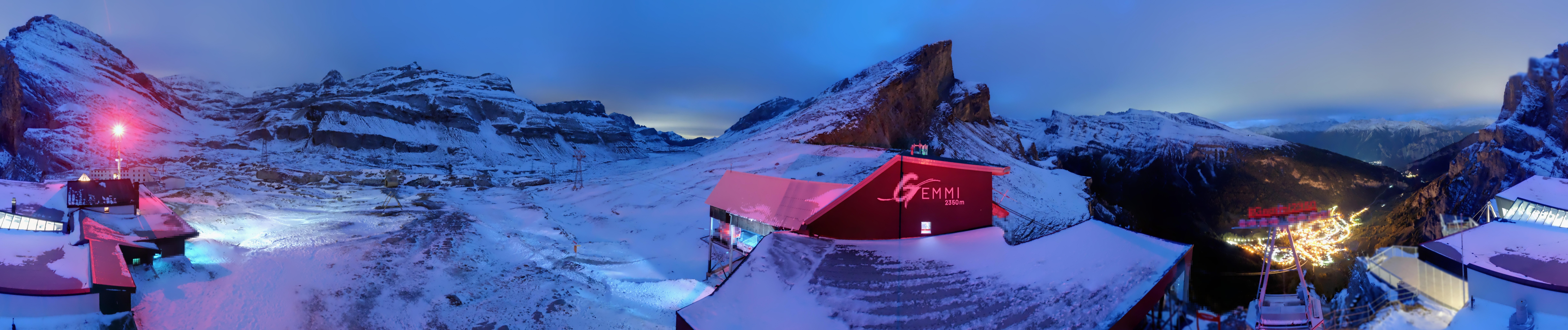 Archived image Webcam Leukerbad: Roundshot Gemmipass