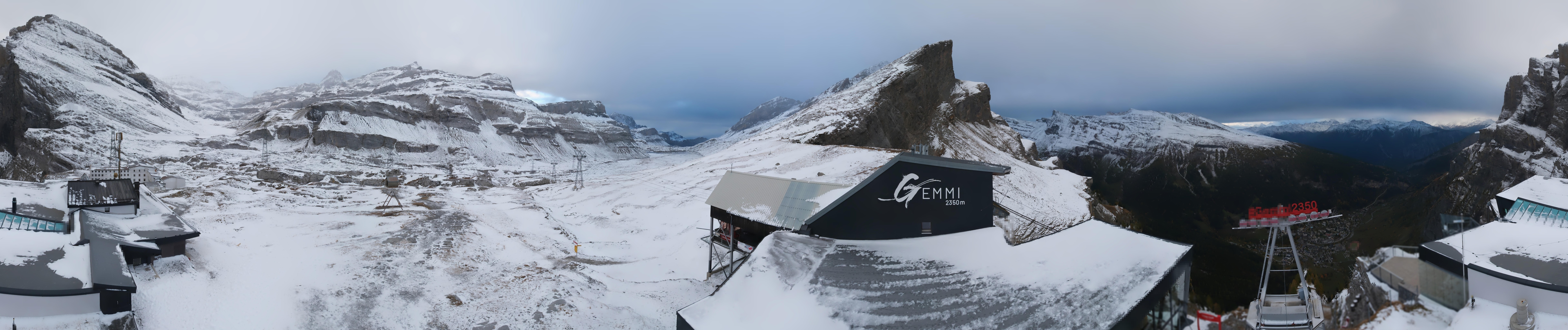 Archived image Webcam Leukerbad: Roundshot Gemmipass
