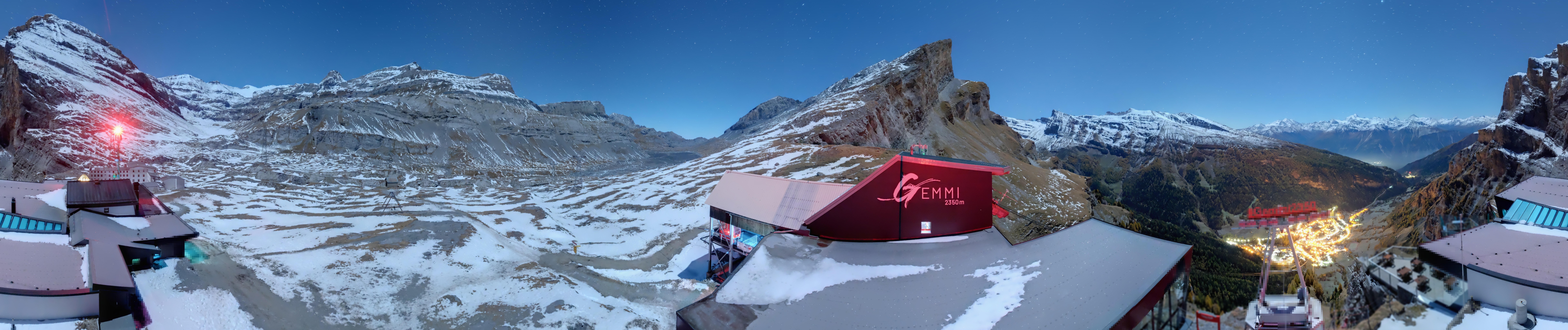 Archived image Webcam Leukerbad: Roundshot Gemmipass
