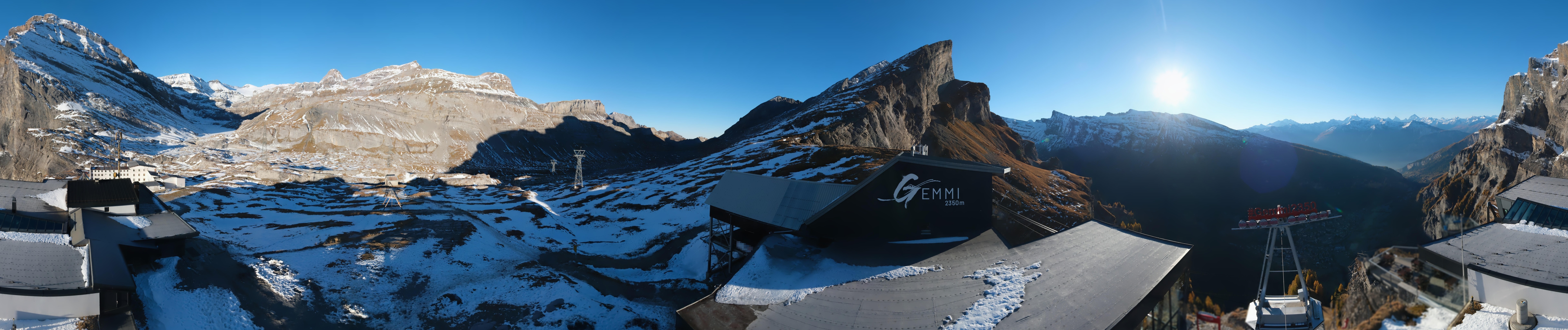 Archived image Webcam Leukerbad: Roundshot Gemmipass