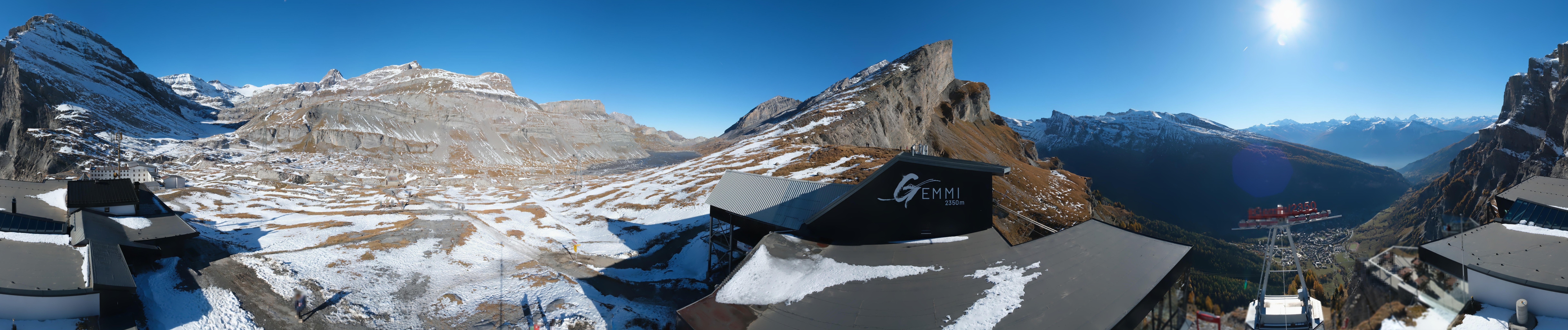 Archived image Webcam Leukerbad: Roundshot Gemmipass