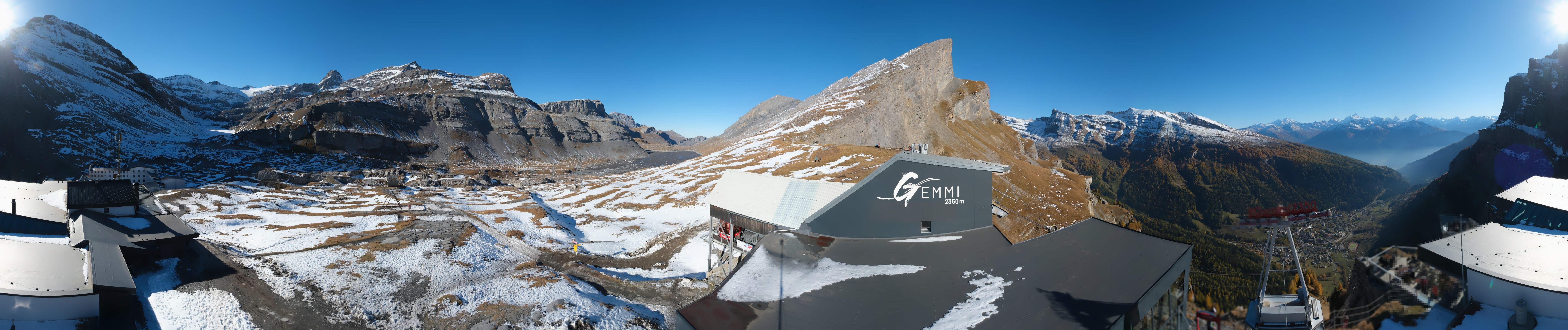 Archived image Webcam Leukerbad: Roundshot Gemmipass