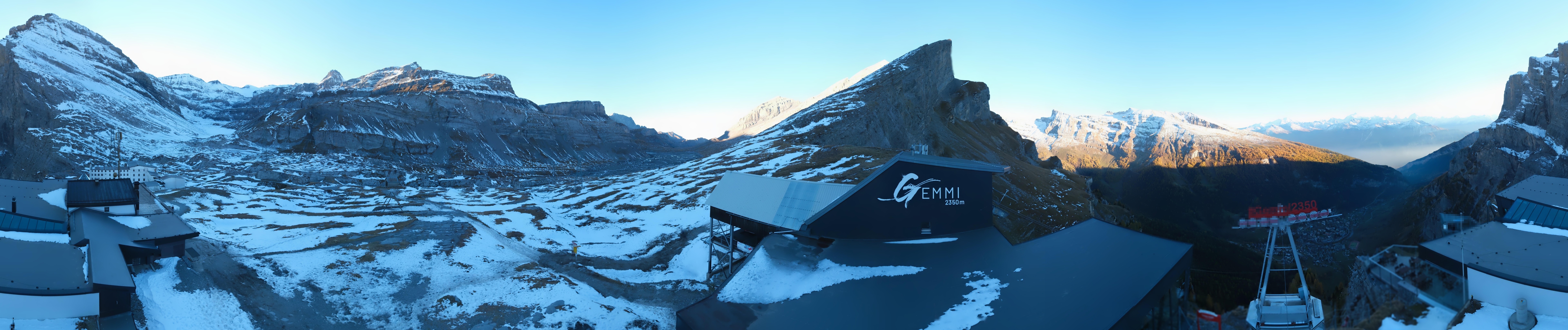 Archived image Webcam Leukerbad: Roundshot Gemmipass