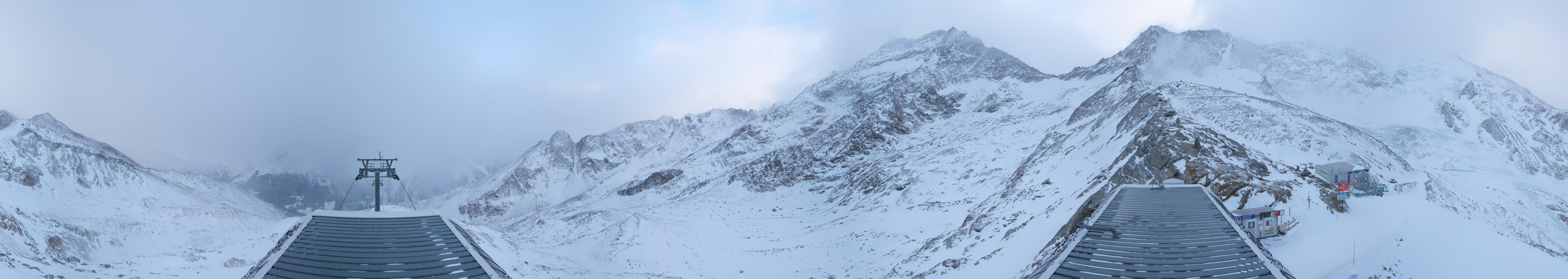 Archiv Foto Webcam Bergstation Hohsaas Saas-Grund