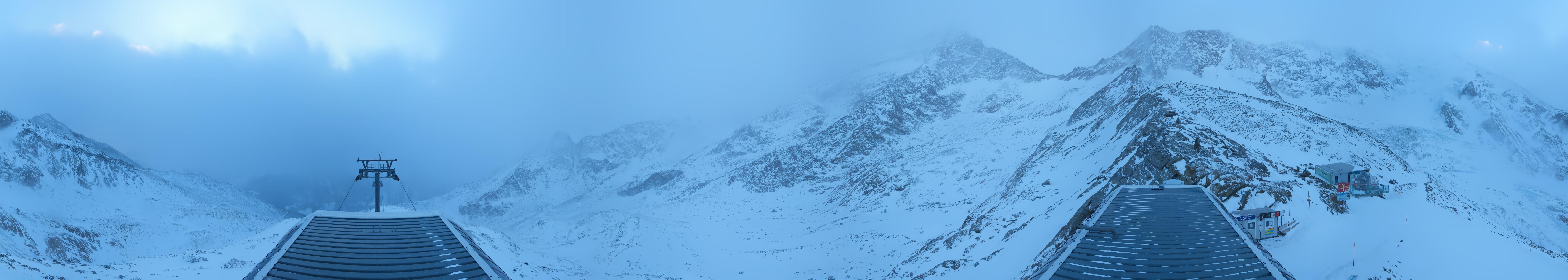 Archiv Foto Webcam Bergstation Hohsaas Saas-Grund