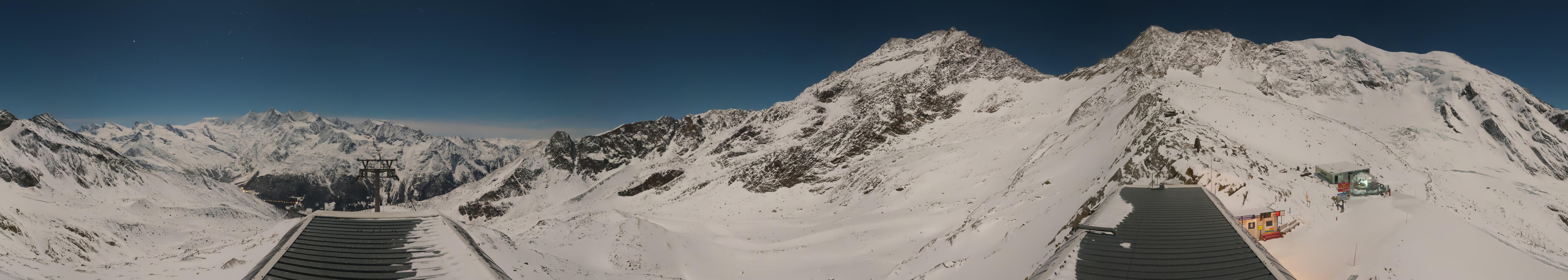 Archiv Foto Webcam Bergstation Hohsaas Saas-Grund