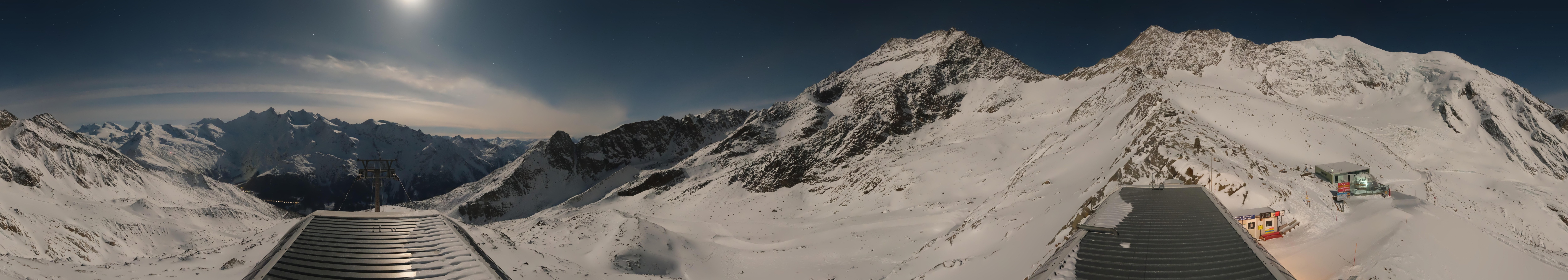 Archiv Foto Webcam Bergstation Hohsaas Saas-Grund