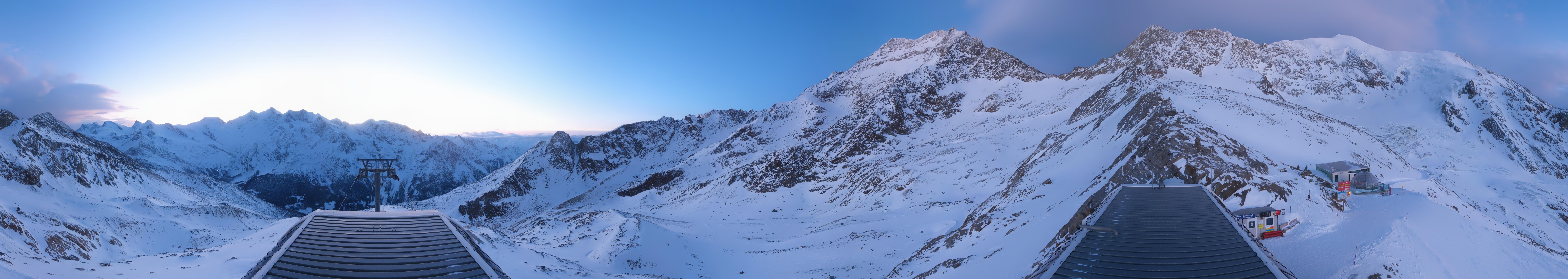 Archiv Foto Webcam Bergstation Hohsaas Saas-Grund