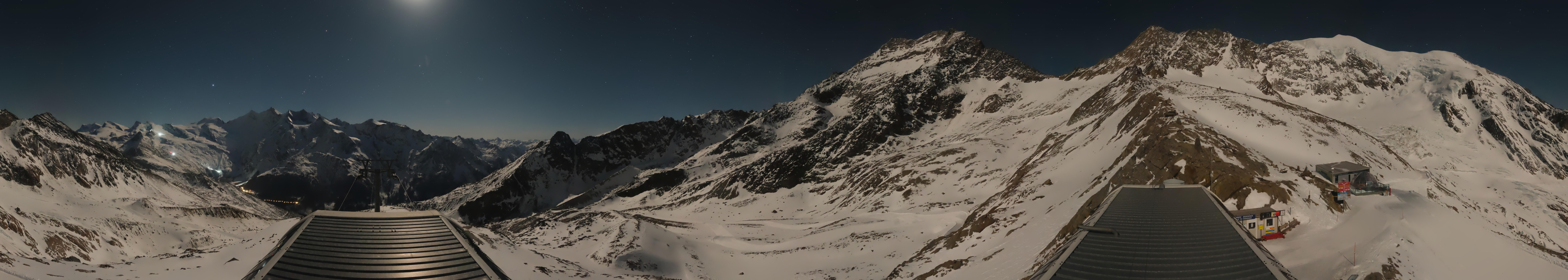 Archived image Webcam Top Station Hohsaas Gondola Saas-Grund