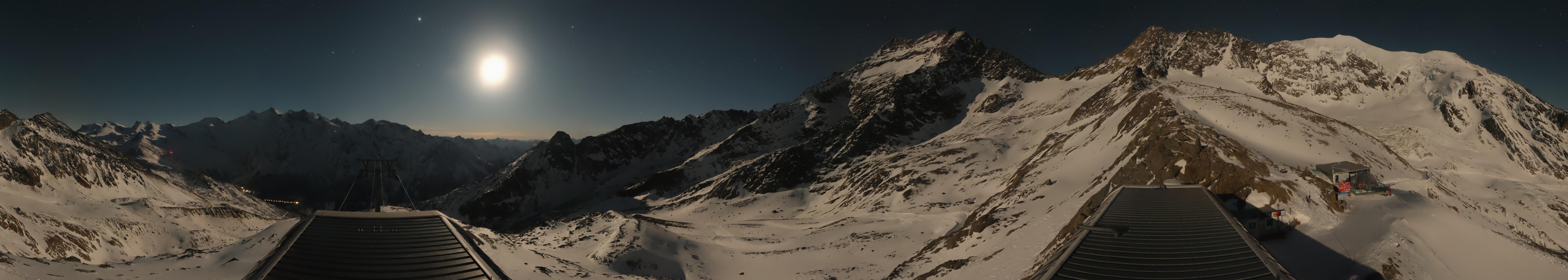 Archived image Webcam Top Station Hohsaas Gondola Saas-Grund