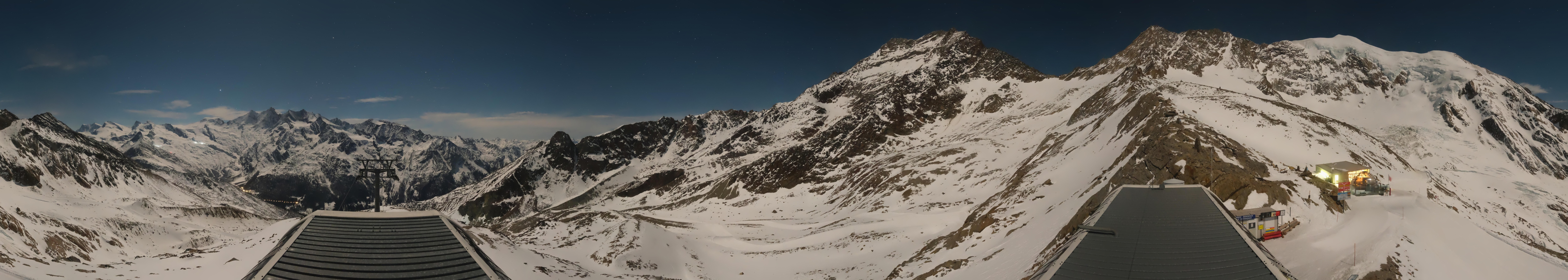 Archived image Webcam Top Station Hohsaas Gondola Saas-Grund