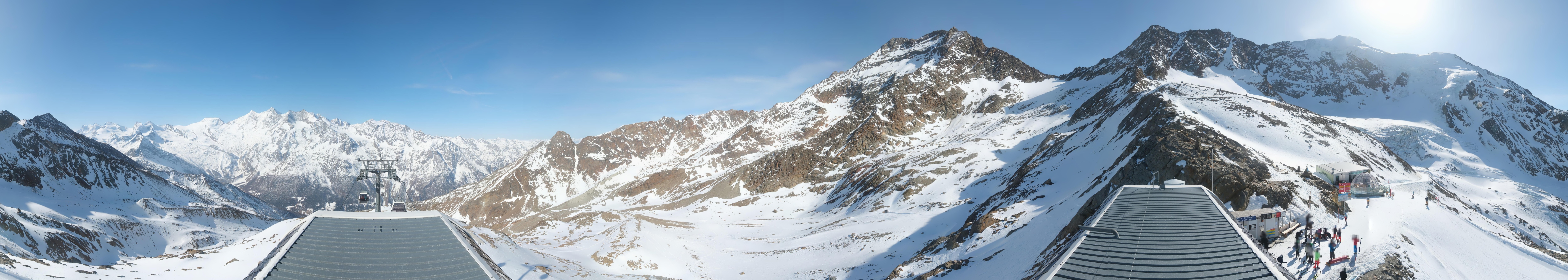 Archiv Foto Webcam Bergstation Hohsaas Saas-Grund