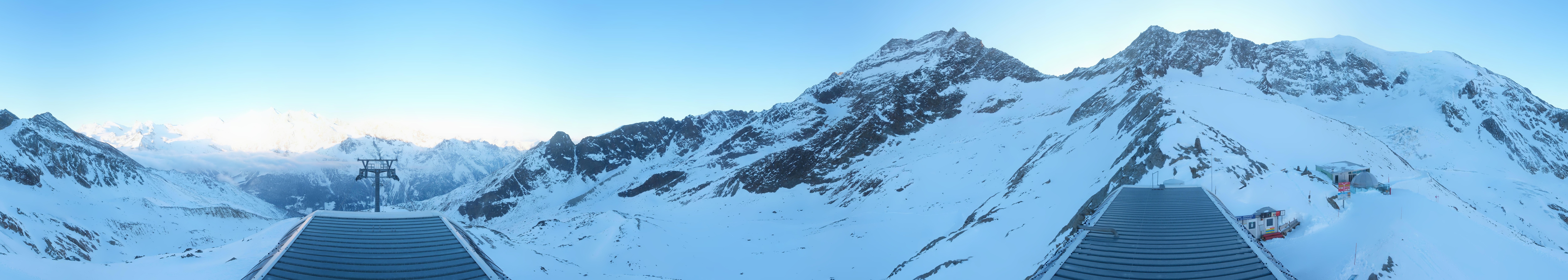 Archiv Foto Webcam Bergstation Hohsaas Saas-Grund