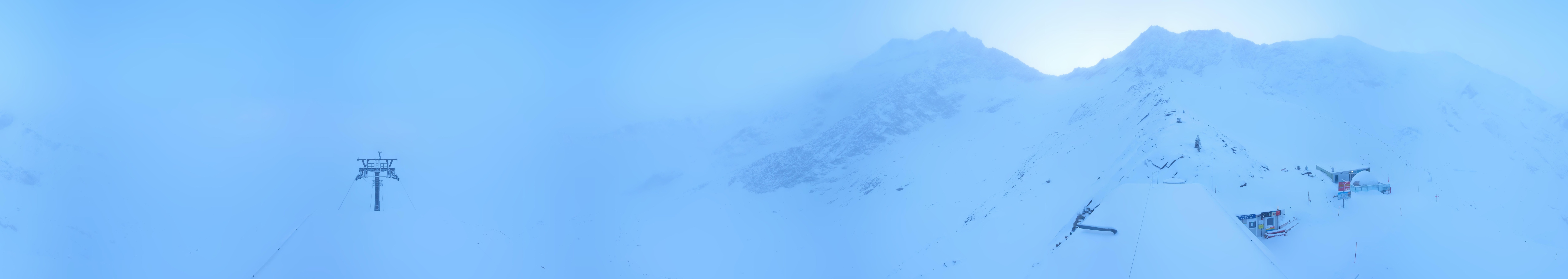 Archiv Foto Webcam Bergstation Hohsaas Saas-Grund