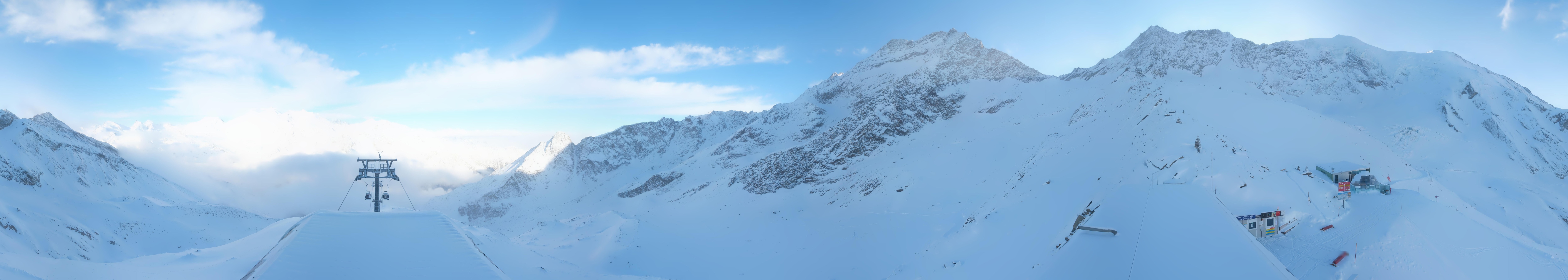 Archiv Foto Webcam Bergstation Hohsaas Saas-Grund