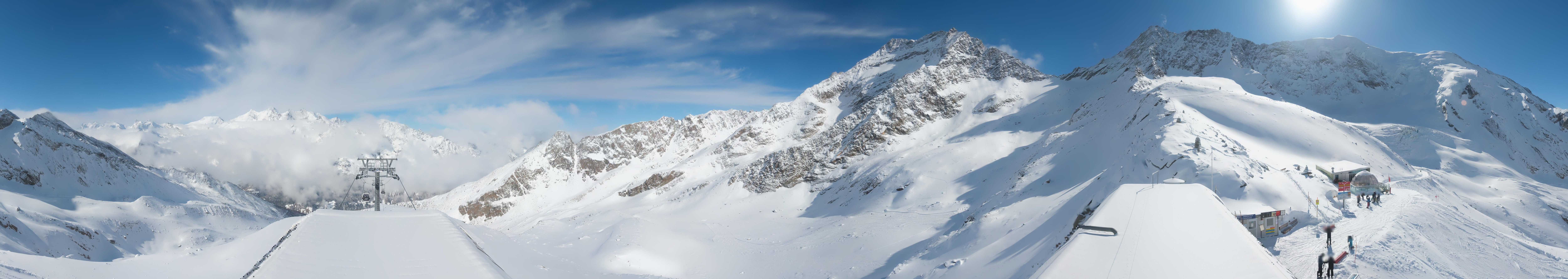 Archiv Foto Webcam Bergstation Hohsaas Saas-Grund