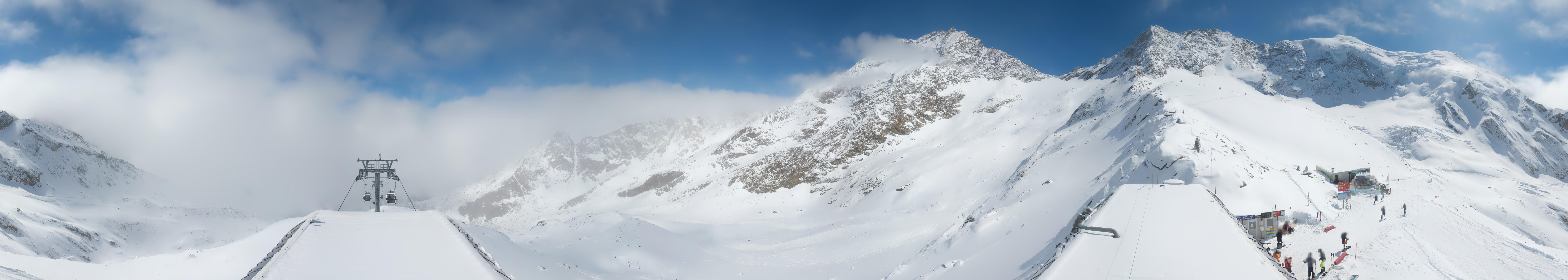 Archiv Foto Webcam Bergstation Hohsaas Saas-Grund