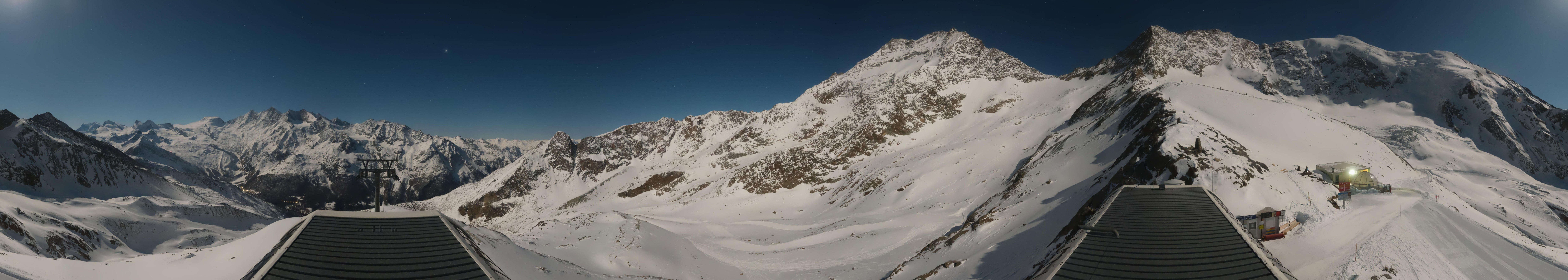 Archiv Foto Webcam Bergstation Hohsaas Saas-Grund