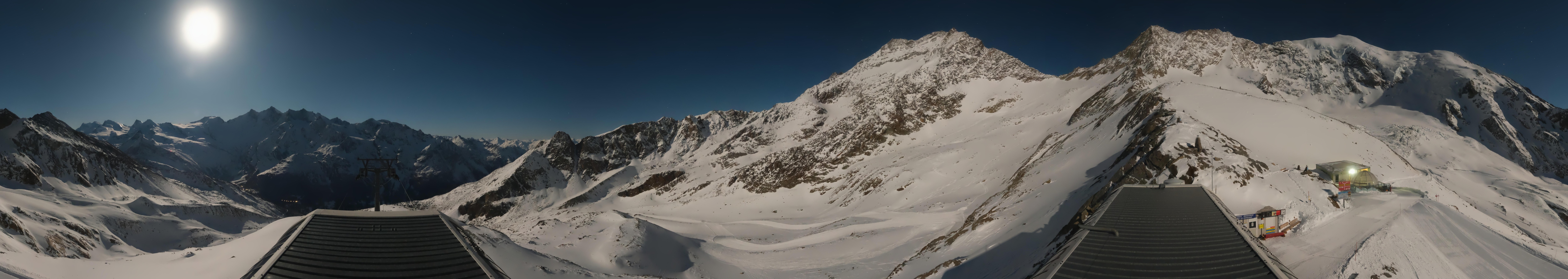 Archiv Foto Webcam Bergstation Hohsaas Saas-Grund