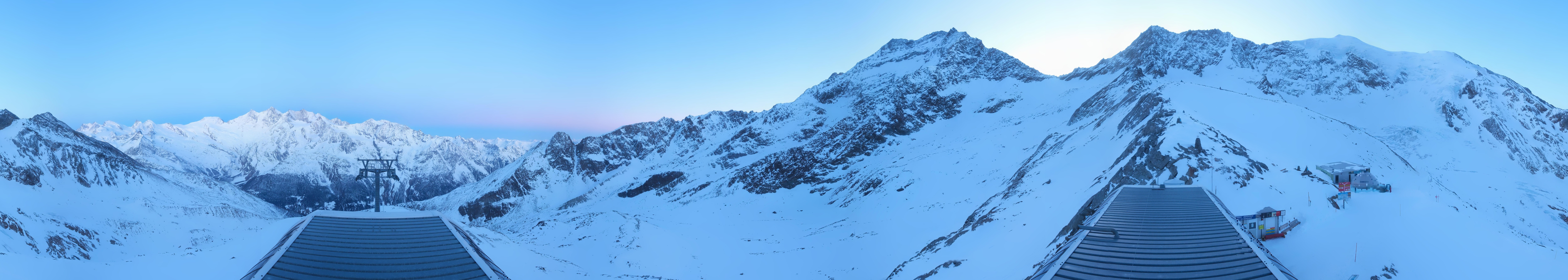 Archiv Foto Webcam Bergstation Hohsaas Saas-Grund