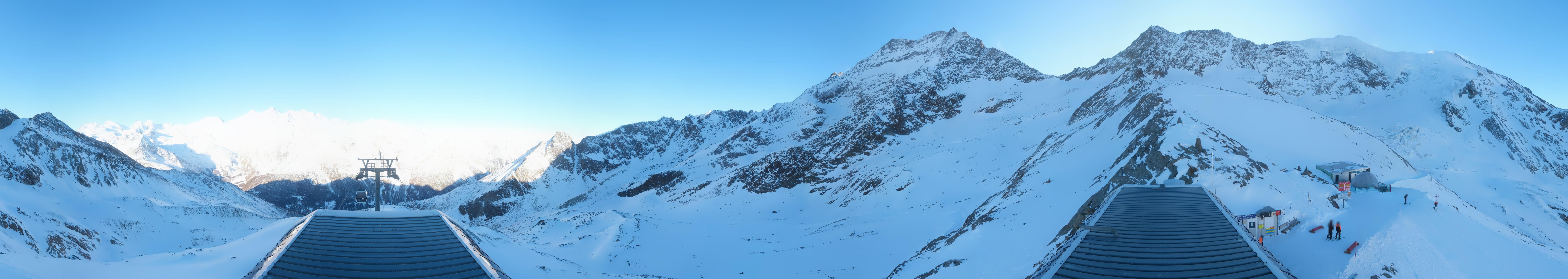 Archiv Foto Webcam Bergstation Hohsaas Saas-Grund