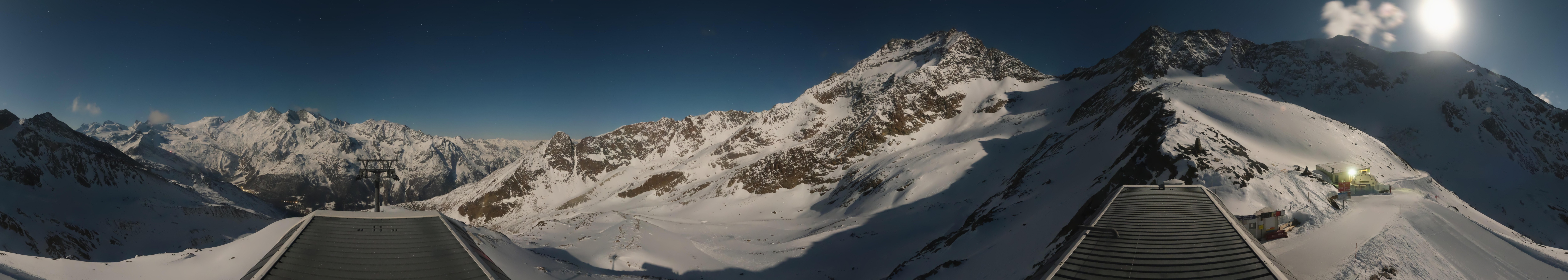 Archived image Webcam Top Station Hohsaas Gondola Saas-Grund