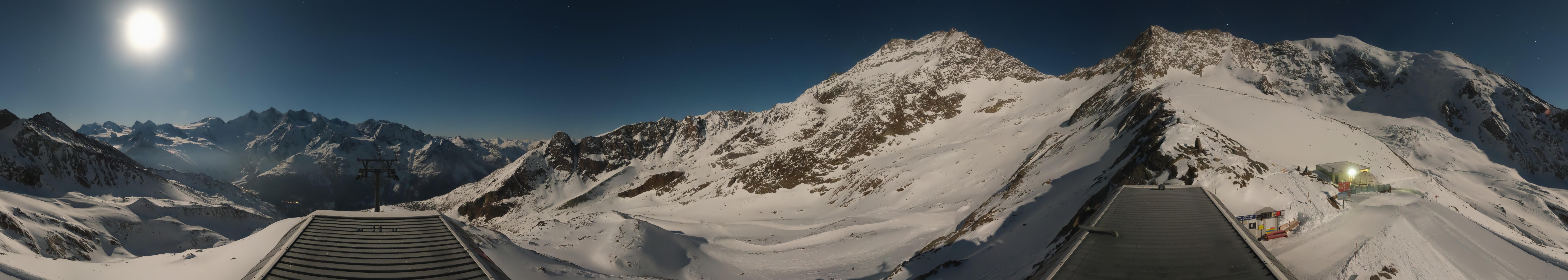 Archived image Webcam Top Station Hohsaas Gondola Saas-Grund