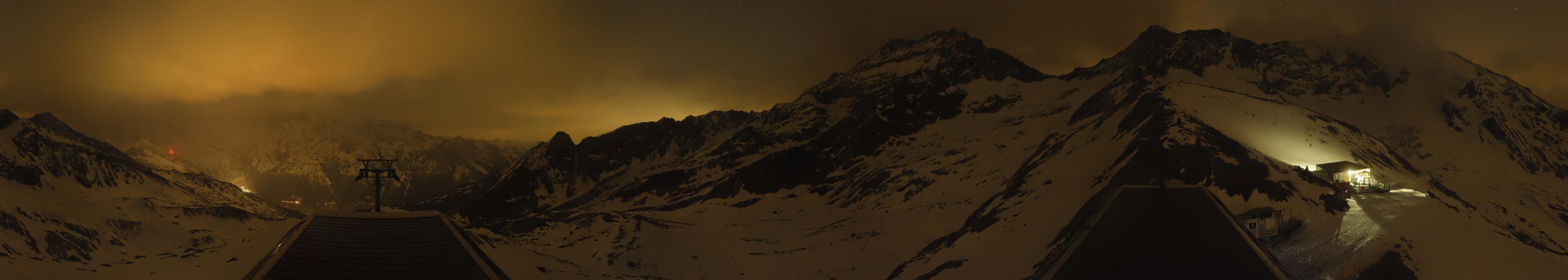 Archived image Webcam Top Station Hohsaas Gondola Saas-Grund