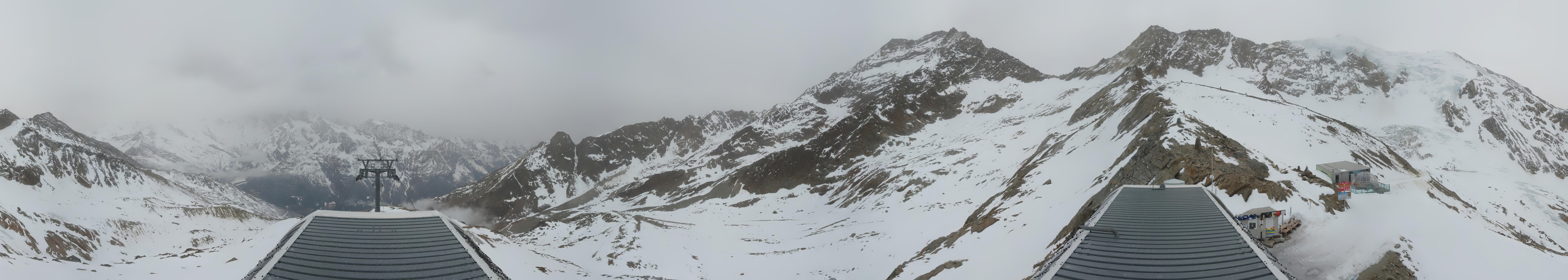 Archived image Webcam Top Station Hohsaas Gondola Saas-Grund