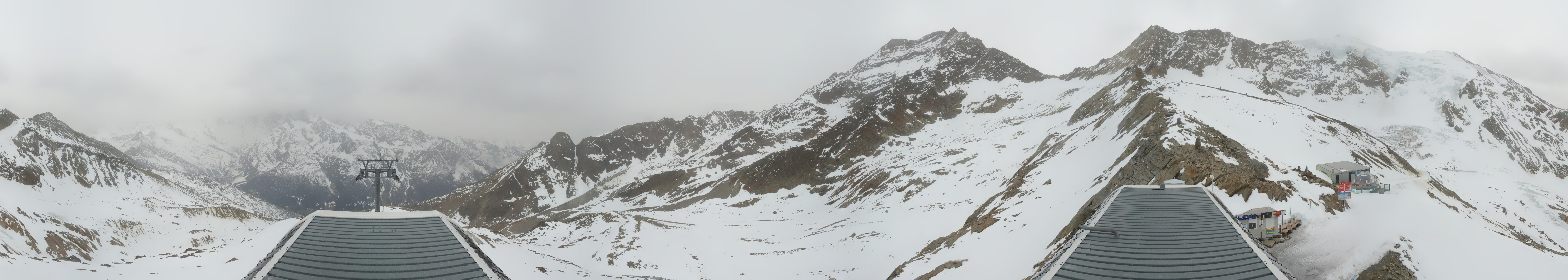 Archived image Webcam Top Station Hohsaas Gondola Saas-Grund