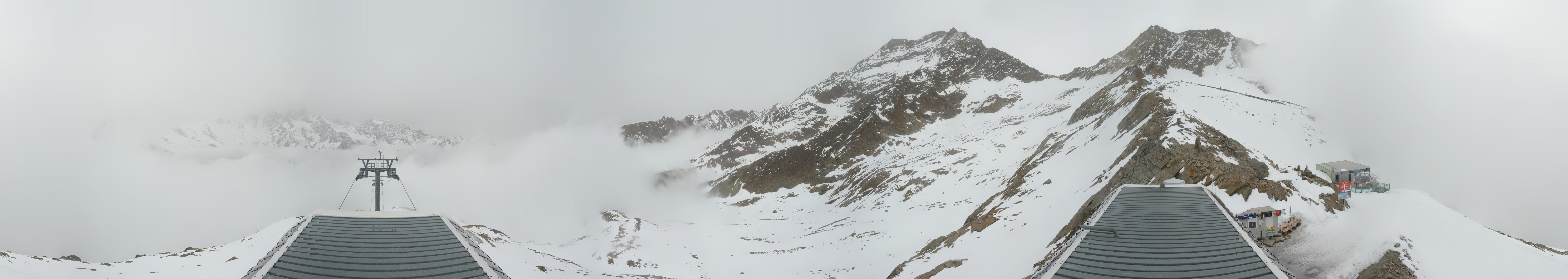 Archived image Webcam Top Station Hohsaas Gondola Saas-Grund