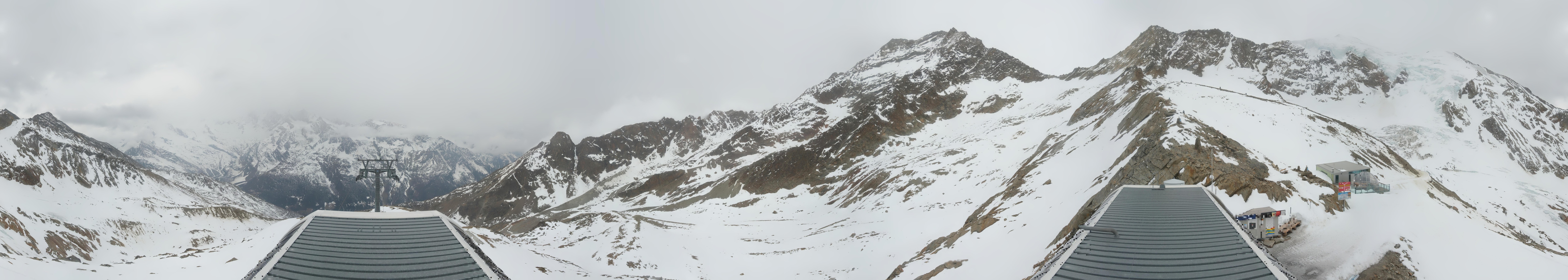 Archived image Webcam Top Station Hohsaas Gondola Saas-Grund