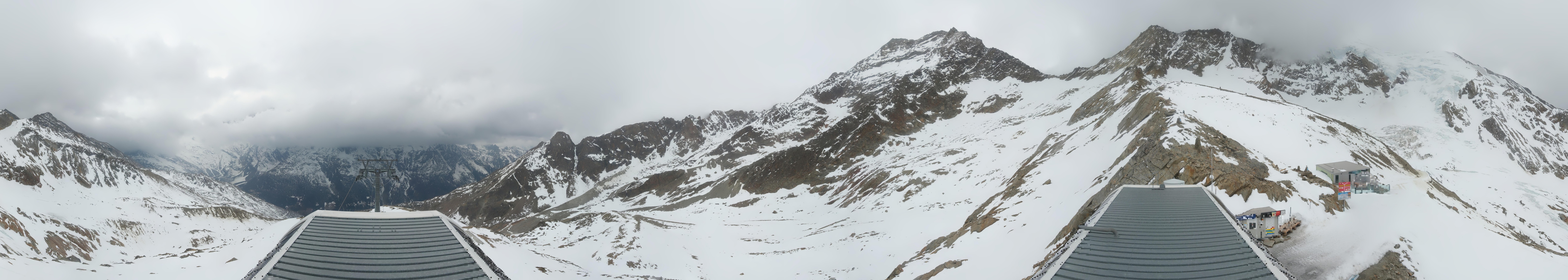 Archived image Webcam Top Station Hohsaas Gondola Saas-Grund