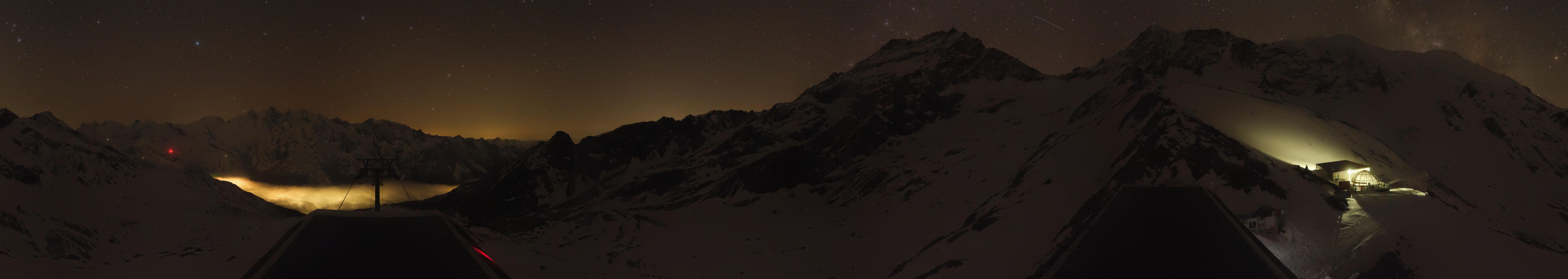Archived image Webcam Top Station Hohsaas Gondola Saas-Grund