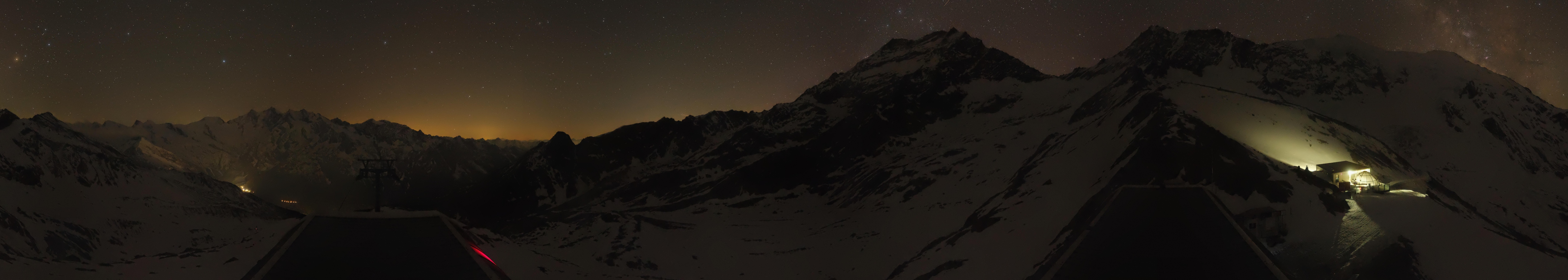 Archived image Webcam Top Station Hohsaas Gondola Saas-Grund