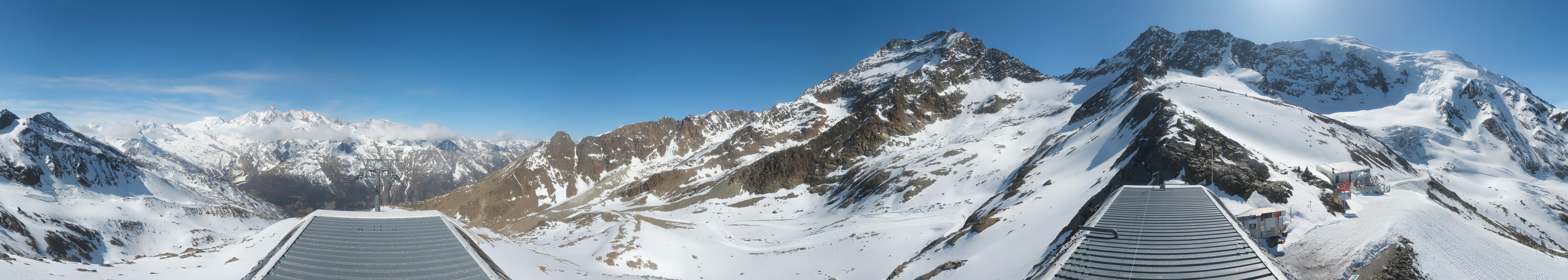 Archived image Webcam Top Station Hohsaas Gondola Saas-Grund