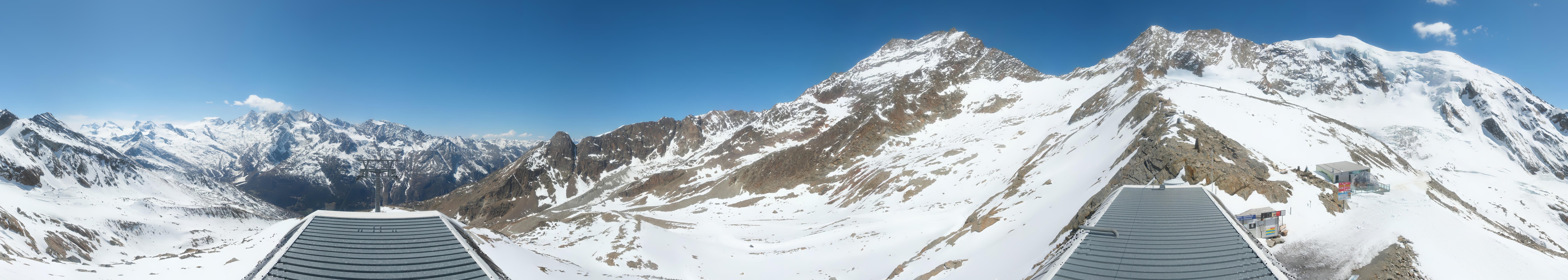 Archived image Webcam Top Station Hohsaas Gondola Saas-Grund