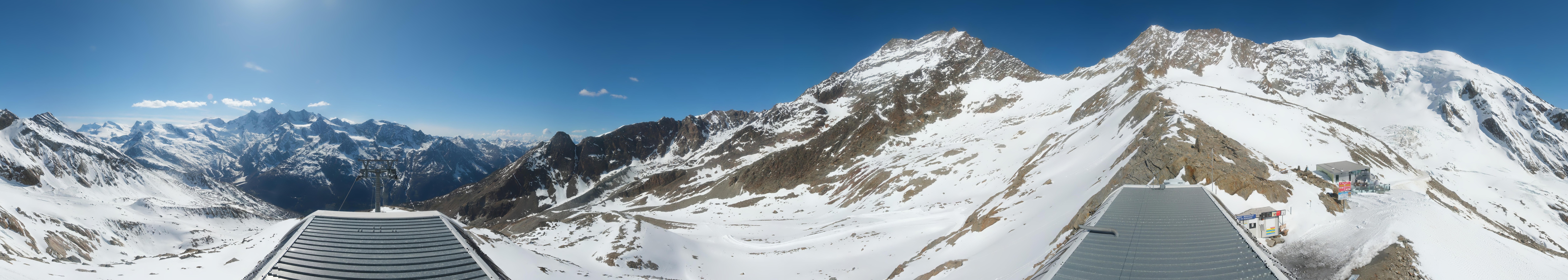 Archived image Webcam Top Station Hohsaas Gondola Saas-Grund